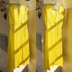 Anthropologie Satin Dress